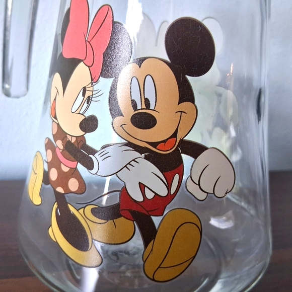 Disney Mickey Minnie Mouse Pitcher And Glasses Set Juice Water Drink Glass Kids - Picture 13 of 16